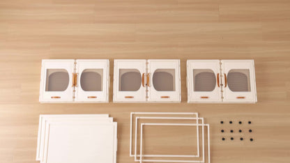 75GAL Plastic Storage Bins With Lids And Magnetic Doors, Food Storage Containers With Lids And Wheels, Closet Organizers And Storage, Storage Cabinet For Quilts, Toys, Shoes, Storage Containers Box For Bedroom, Living Room, Kitchen Organization.